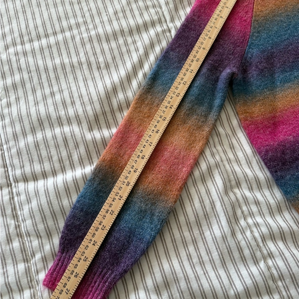 BB Dakota Multicolor Ombre Striped Crewneck Sweater - Picture 8 of 8